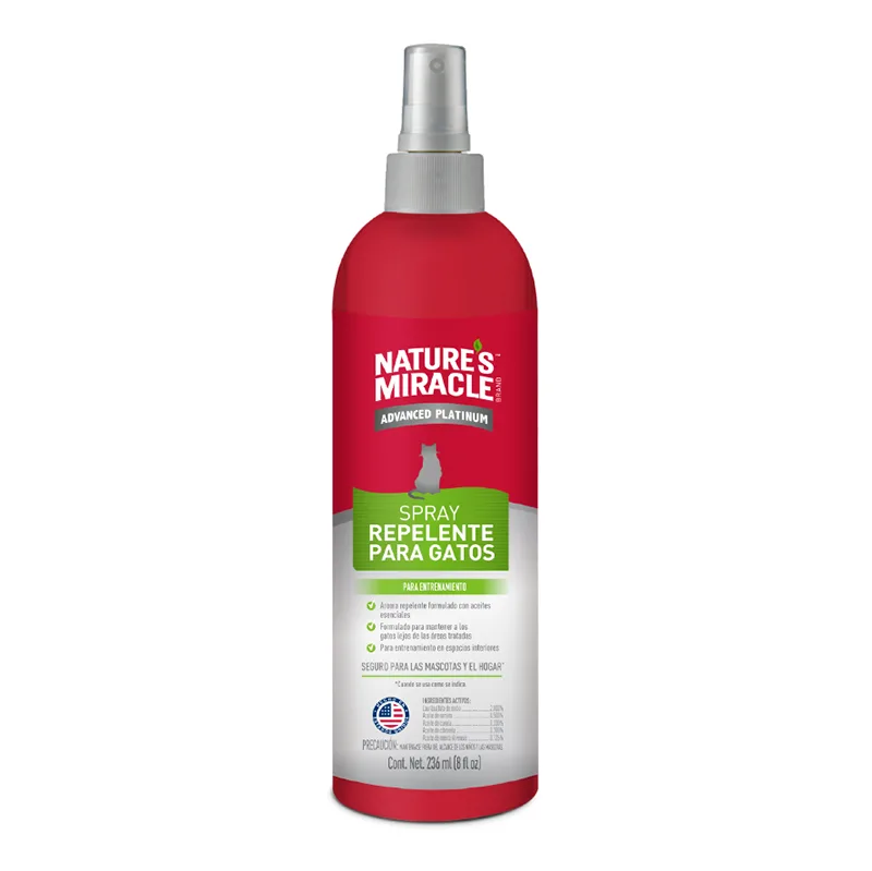 Nature’s Miracle Repelente para Gatos Advanced Platinum 236 ML