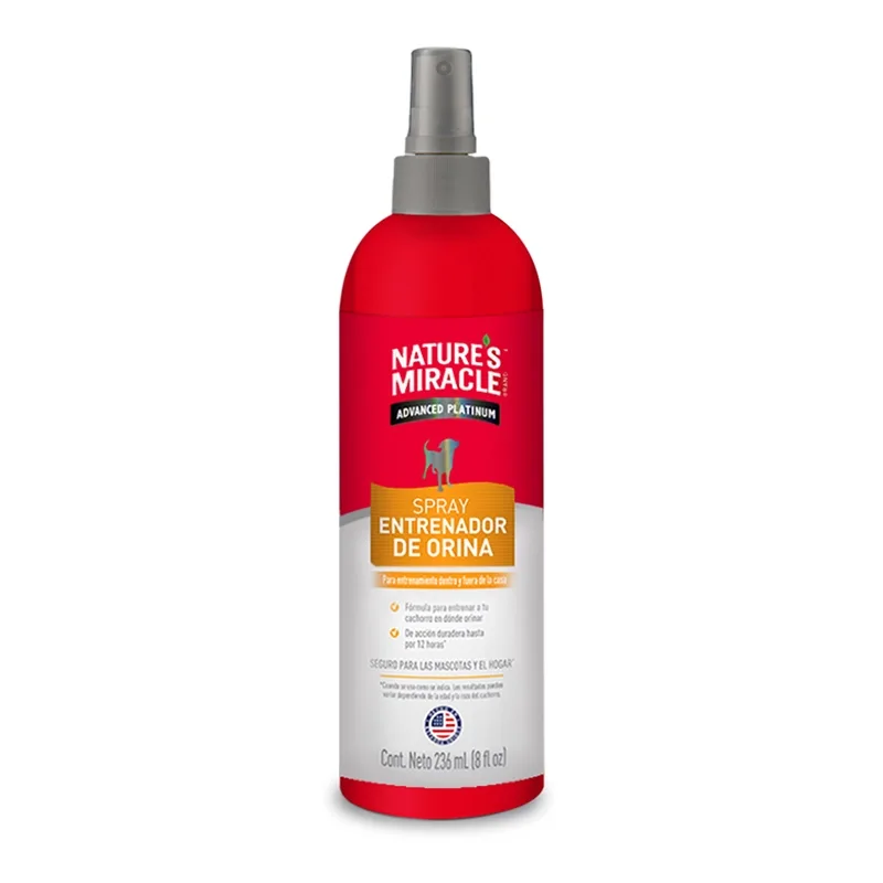 Natures Miracle Spray entrenador de orina 236 Ml