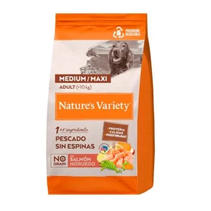 Nature’s Variety NO GRAIN Adult Medium Maxi Salmón