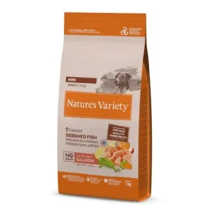 Nature's Variety No Grain pienso sin cereales para perros - Pack Ahorro Adult Mini salmón (2 x 7 kg)