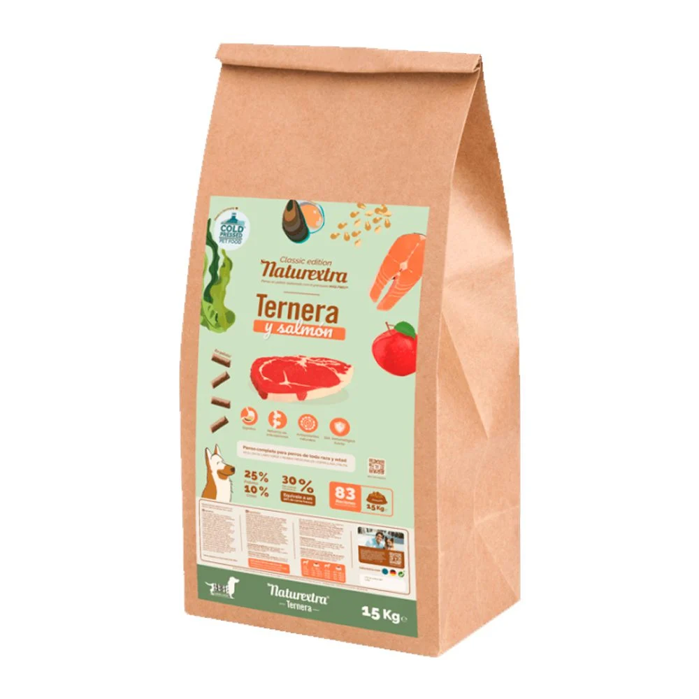 NATUREXTRA Ternera Charolesa y Salmón