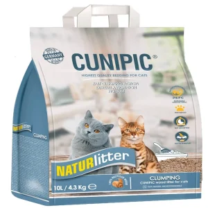 NATURLITTER Lecho Gato Madera Aglomerante 10L