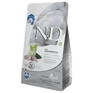 N&D Dog Adult Mini White con lubina, hinojo y espirulina 2 kg