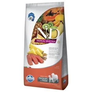 N&D Dog Tropical Selection Adult Medium/Maxi con salmón 10 kg