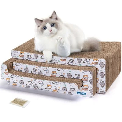 Nobleza Gato Rascador Cartón para Gatos Tableros 3 en 1 1 Piece