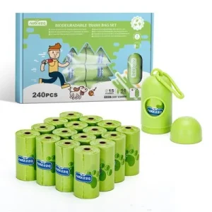 Nobleza Perro Bolsa para excrementos 16 Rollos/240 unidades