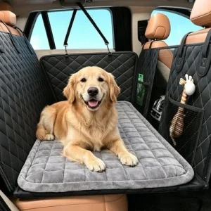 Nobleza Perro Funda para asiento de coche Rückbanksitz-Hundematte 125x58 cm