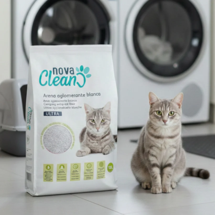 Nova Clean Ultra Natural Arena Aglomerante para gatos - Image 2