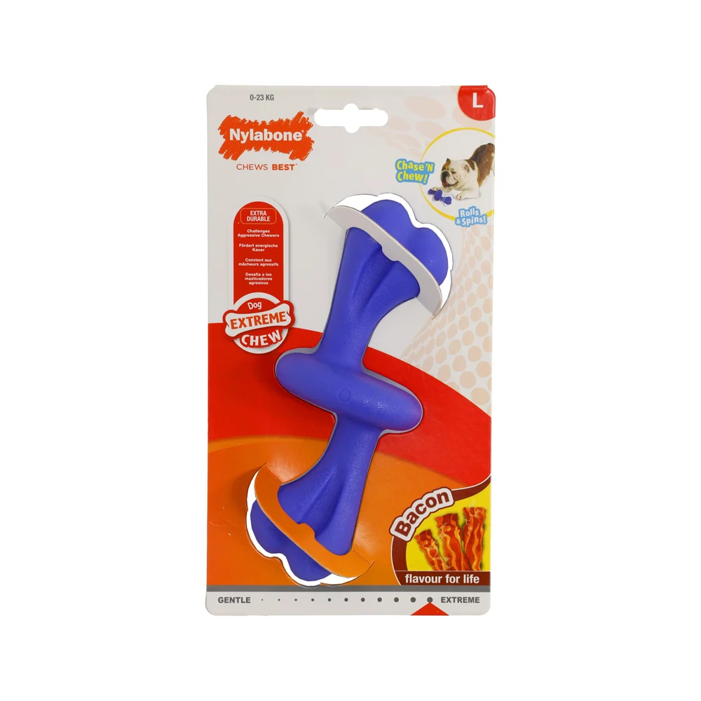 Nylabone Giant Rolley Bacon