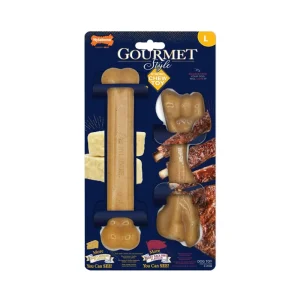 Nylabone Gourmet Strong Chew Cheddar & Ribs