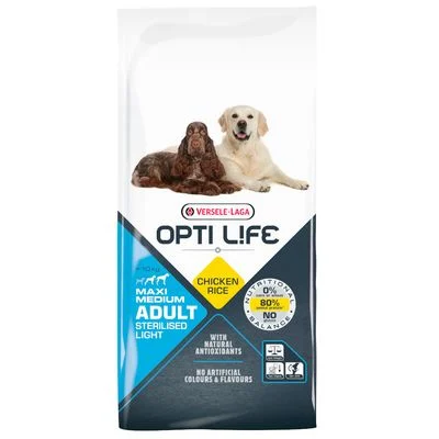 Opti Life Adult Light Medium y Maxi 12,5 kg