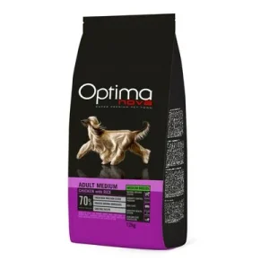 Optimanova Medium Adult pollo y arroz 12 kg