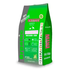 ORGANIC EXTRA LIGHT MINI (El pienso con menos grasa del mercado y mejores ingredientes) 1kg, 5kg y 12,5kg