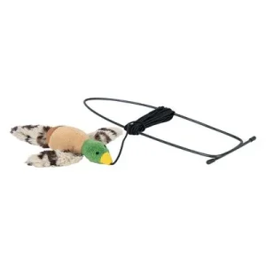 Pájaro de juguete de Trixie con catnip para gatos 13 cm / 175 cm