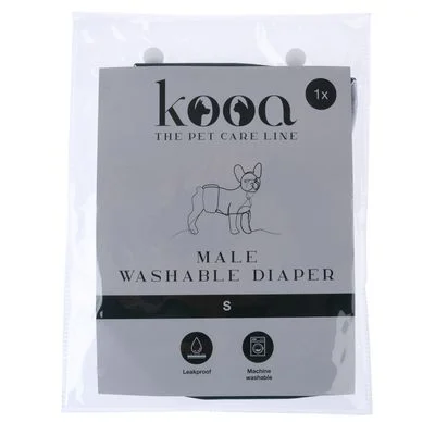 Pañal lavable kooa para perros macho Talla S