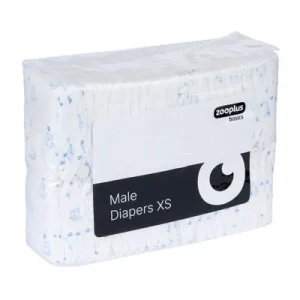 Pañales zooplus Basics para perros machos Talla XS: 20 - 32 cm, 50 unidades