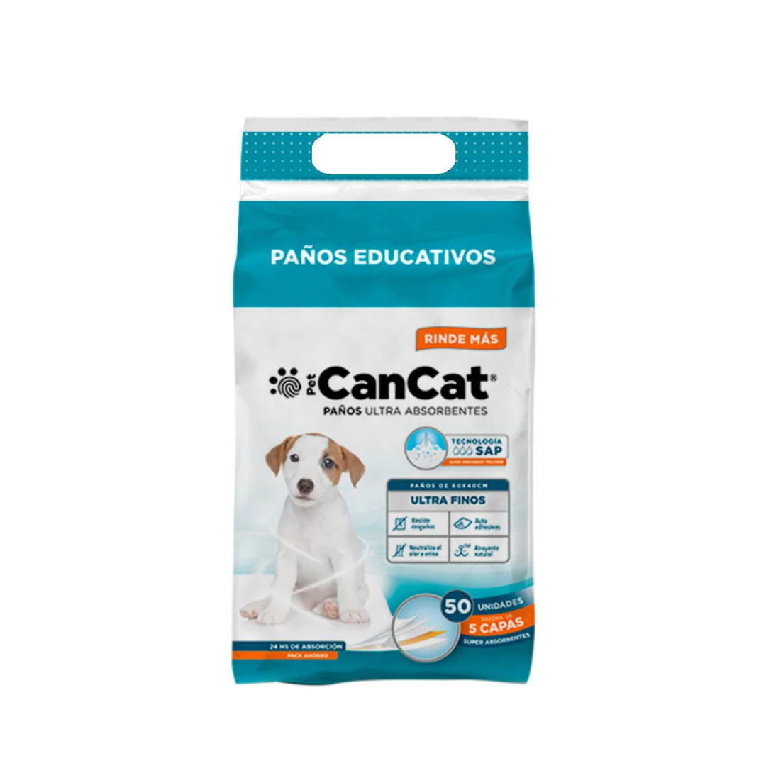 PAÑOS EDUCATIVOS CANCAT X 30 UN