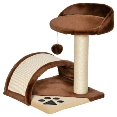 PawHut Árbol para Gato 35.5x37x46 cm Marrón 1 Article