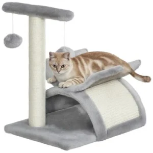 PawHut Árbol para Gato 40x30x43 cm Gris 1 Article