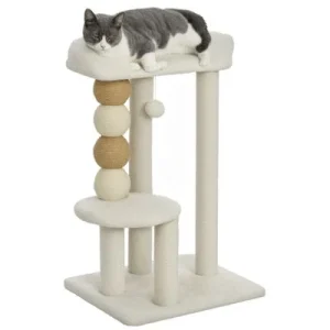 PawHut Árbol para Gato 48.5x40x76 cm Beige 1 Article