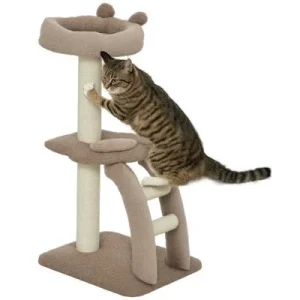 PawHut Árbol para Gato 48x40x88 cm Café 1 Article