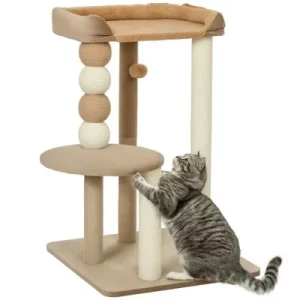 PawHut Árbol para Gato 56x54x86 cm Marrón 1 Article