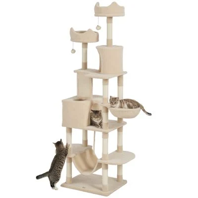 PawHut Árbol para Gato Beige