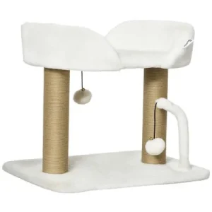 PawHut Árbol para Gato Blanco