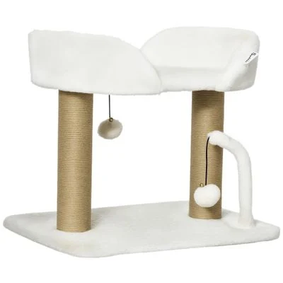 PawHut Árbol para Gato Blanco