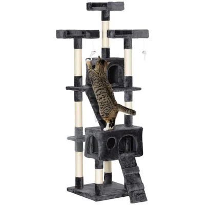 PawHut Árbol para Gato Gris