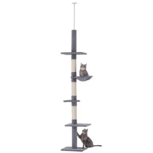 PawHut Árbol para gato Gris