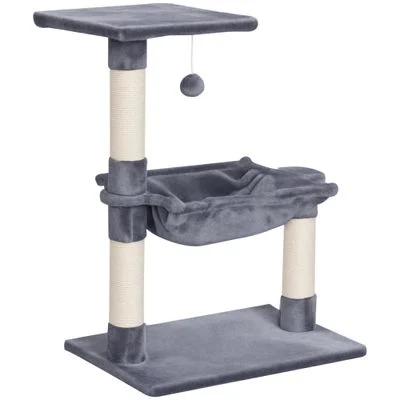 PawHut Árbol para Gato Gris