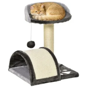 PawHut Árbol para Gato Gris Claro