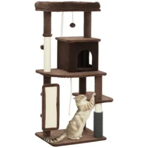 PawHut Árbol para Gato Marrón