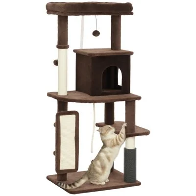 PawHut Árbol para Gato Marrón