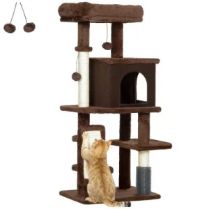 PawHut Árbol para Gato Marrón