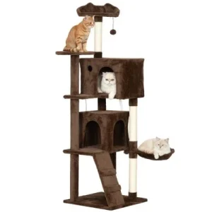 PawHut Árbol para Gato Marrón