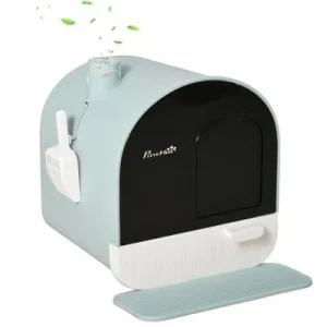 PawHut Arenero para Gato 43x44x47 cm Verde 1 Article
