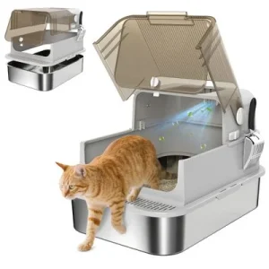PawHut Arenero para Gato Gris