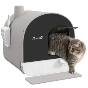 PawHut Arenero para Gato Gris