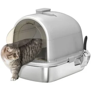 PawHut Arenero para Gato Gris