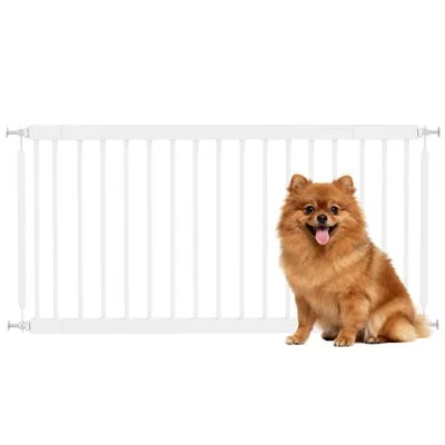 PawHut Barrera de Seguridad Blanco