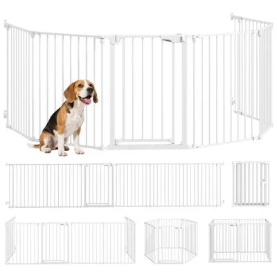PawHut Barrera para Mascota 366x3x75 cm