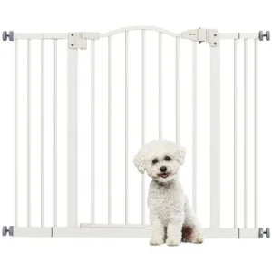 PawHut Barrera para Perro Blanco