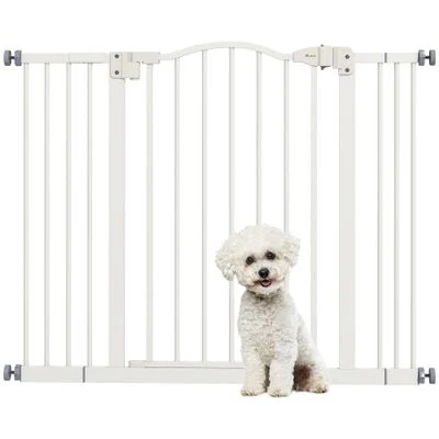 PawHut Barrera para Perro Blanco