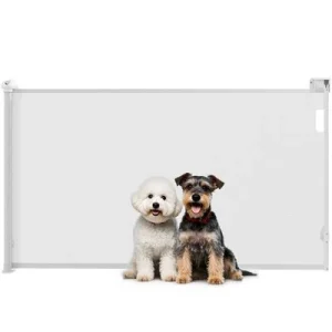 PawHut Barrera para Perro Blanco