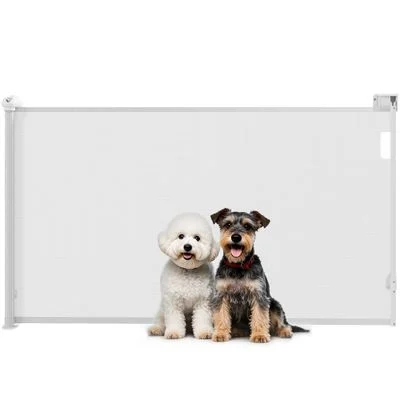 PawHut Barrera para Perro Blanco