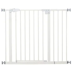 PawHut Barrera Seguridad Mascota 97.5x4x76.2 cm Blanco 1 Article