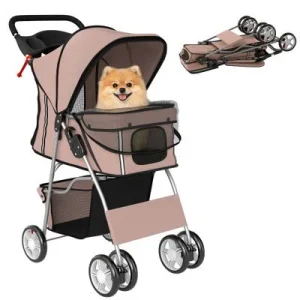 PawHut Carrito para Perro Café