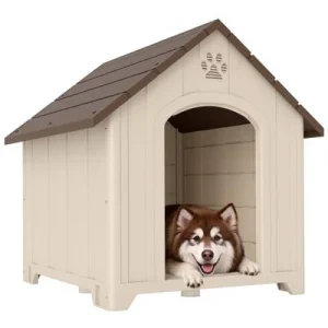 PawHut Caseta para Perro Beige